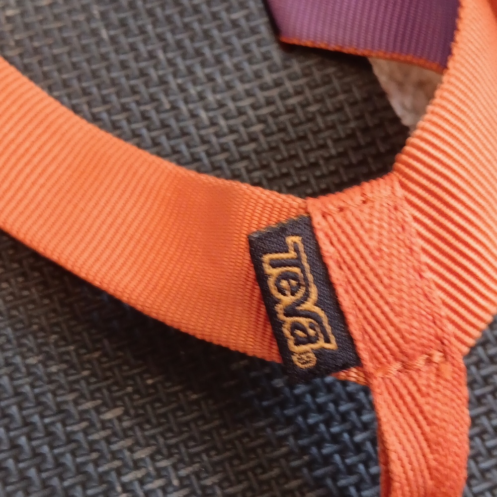 Teva Women's Sandals in Orange and Purple - Picture 2 of 5